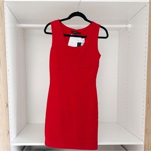 NWT Cynthia Steffe Red Side Zipper Dress